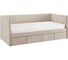 Кровать с ящиками Твикс Софа 90x200 см, капучино, велюр 171562.2170 1