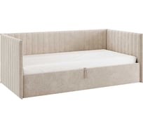 Кровать с подъемным механизмом Твикс Софа 90x200 см, капучино, велюр 170618.2170