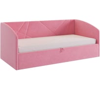 Кровать с подъемным механизмом Квест Софа 90x200 см, барби, велюр KM.S-17.2715