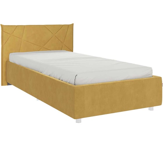 Каркас кровати Квест 90x200 см, медовый, велюр KM0.9-17.2174