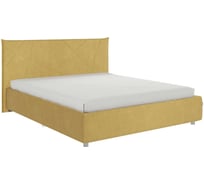 Каркас кровати Квест 160x200 см, медовый, велюр KM1.6-17.2174