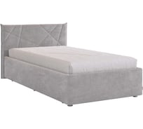 Каркас кровати Квест 90x200 см, оникс, велюр KM0.9-17.2762