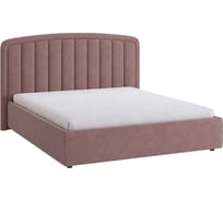 Каркас кровати Сиена 2 160x200 см, пудра, велюр KM1.6-14.2078