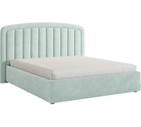 Каркас кровати Сиена 2 160x200 см, мята, велюр KM1.6-14.2764