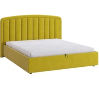 Кровать с подъемным механизмом Сиена 2 160x200 см, янтарь, велюр ZP.KM1.6-14.2075