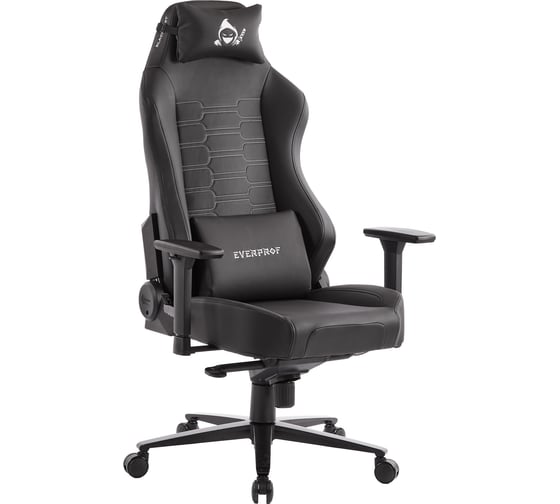 Кресло Everprof Blackshot экокожа черный EP Blackshot PU Black