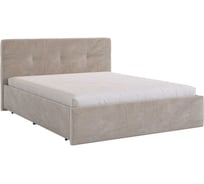 Каркас кровати Веста 160x200 см, латте, велюр KM1.6-21.2763