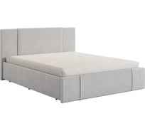 Каркас кровати Хлоя 160x200 см, галька, велюр KM1.6-24.2173