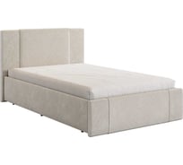 Каркас кровати Хлоя 120x200 см, крем, велюр KM1.2-24.2081