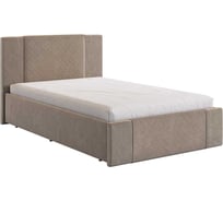 Каркас кровати Хлоя 120x200 см, латте, велюр KM1.2-24.2763