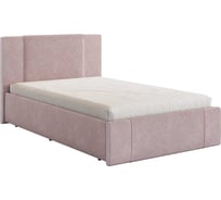 Каркас кровати Хлоя 120x200 см, нежно-розовый, велюр KM1.2-24.2172