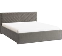 Каркас кровати Сандра 2 160x200 см, латте, велюр KM1.6-12.2.2763