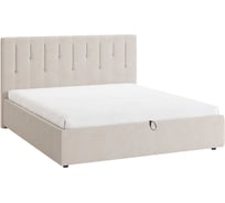 Кровать с подъемным механизмом Кристи 2 160x200 см, крем, велюр ZP.KM1.6-08.2.2081