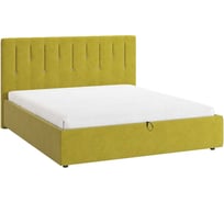 Кровать с подъемным механизмом Кристи 2 160x200 см, янтарь, велюр ZP.KM1.6-08.2.2075