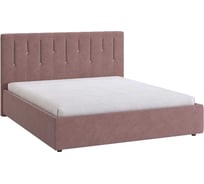 Каркас кровати Кристи 2 160x200 см, пудра, велюр KM1.6-08.2.2078