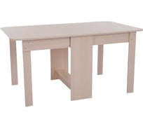 Раскладной стол-книжка ПВХ, дуб млечный KM-0002.0739