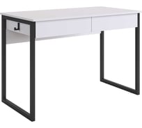 Стол Юниор белое дерево/черный муар SMU-01.3261