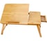 Столик бамбуковый для работы, отдыха LaKelly SM-D503042 50х30 см, с ящиком 7737 1