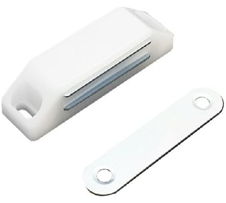 Магнит мебельный StahlBuro L-60 h-15 белый 4 шт 15936