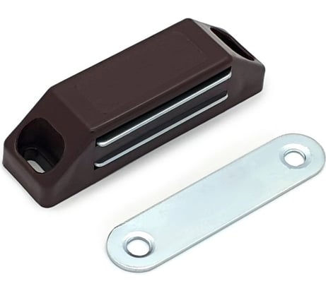 Магнит мебельный StahlBuro L-60 h-15 коричневый 4 шт 15937