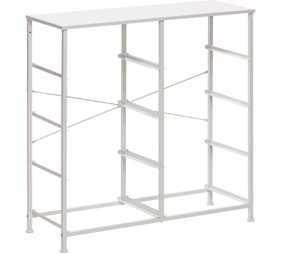 Комод Leset Линкс 8 ящиков, экокожа, каркас белый, ящики белые 246139FAE00