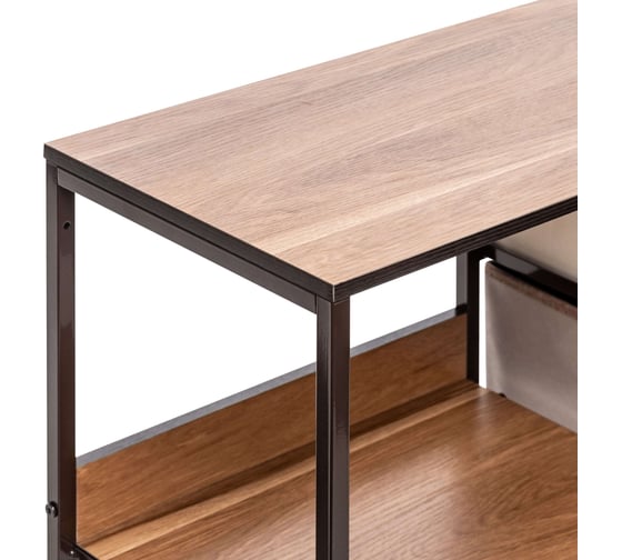 Комод Leset Локи 3 ящика с полкой, коричневый, бежевый 246139F74DB