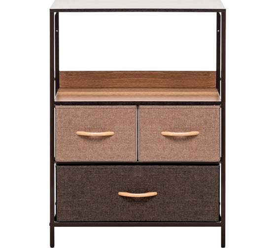 Комод Leset Локи 3 ящика, коричневый 246139F74BD