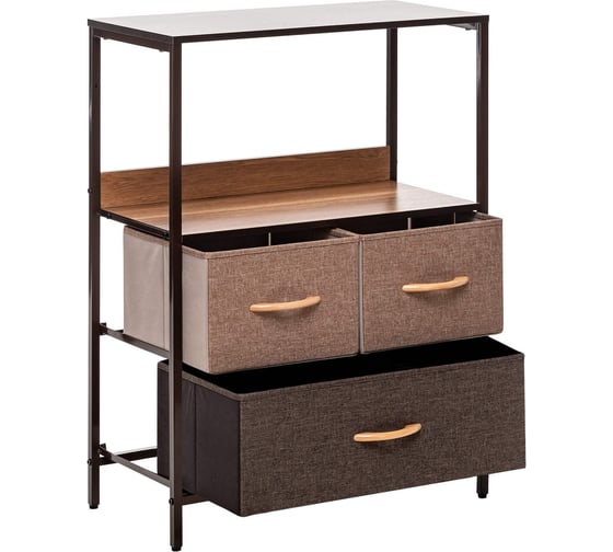 Комод Leset Локи 3 ящика, коричневый 246139F74BD