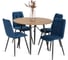 Стул обеденный Asti велюр, 47x54x86, Blue (синий) Tetchair 24296 5