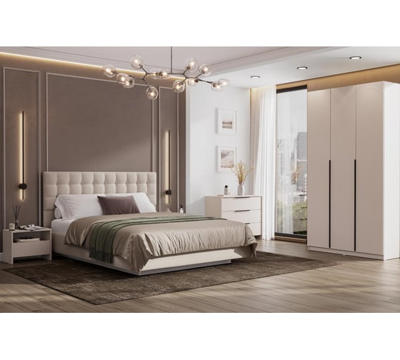 Комод Арника 3 ящика Камелия, Меланж 00-00164686