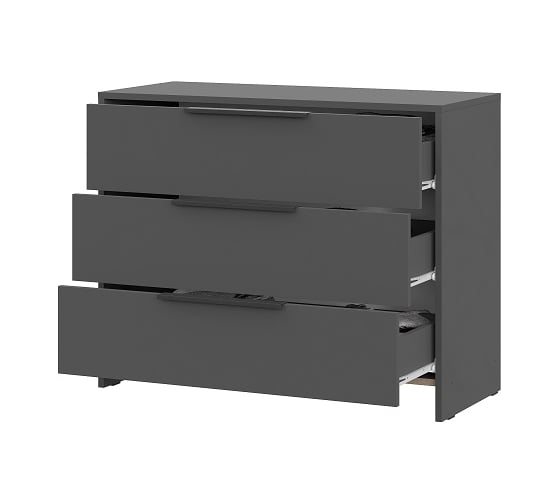 Комод Арника 3 ящика Камелия, графит 00-00164685