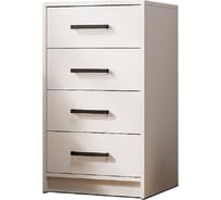 Комод высокий Арника Мия КМ-02, белый 00-00165004