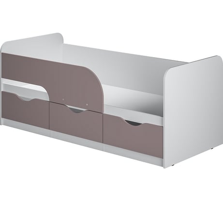 Кровать детская Арника Стандарт КР-22 NEW, белый, розовый 00-00164513