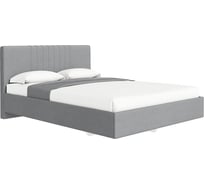 Кровать Арника с латами Соло 160х200 см, светло-серый 00-00164428