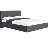Кровать Арника с латами Соло 140х200 см, графит 00-00164416
