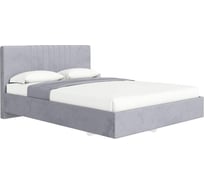 Кровать Арника с латами Соло 160х200 см, серый 00-00164423