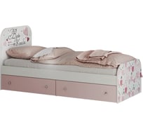 Кровать Арника с настилом ЛДСП Малибу КР-10 Light 80x186 Н000676