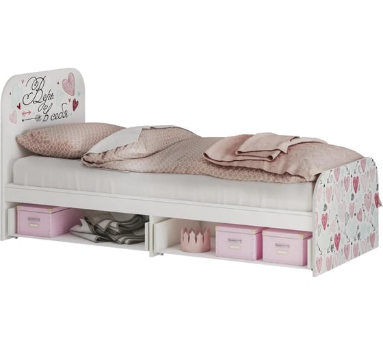 Кровать Арника с настилом ЛДСП Малибу КР-10 Light 80x186 Н000676