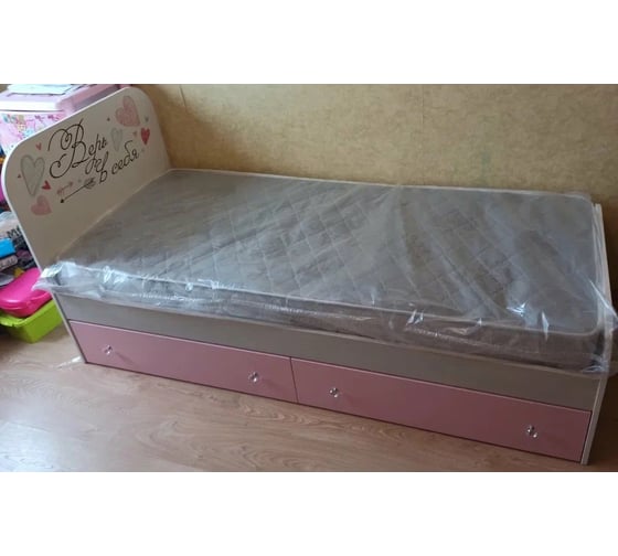 Кровать Арника с реечным настилом Малибу КР-10 Light 80x186 Н001159