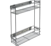 Бутылочница Lemax PROF 150 мм, с боковым креплением, вулканический серый VK-01-150VG