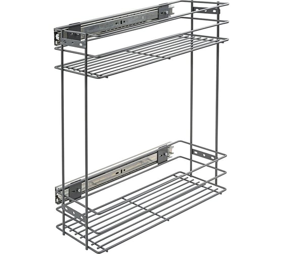 Бутылочница Lemax PROF 200 мм, с боковым креплением, вулканический серый VK-01-200VG 1