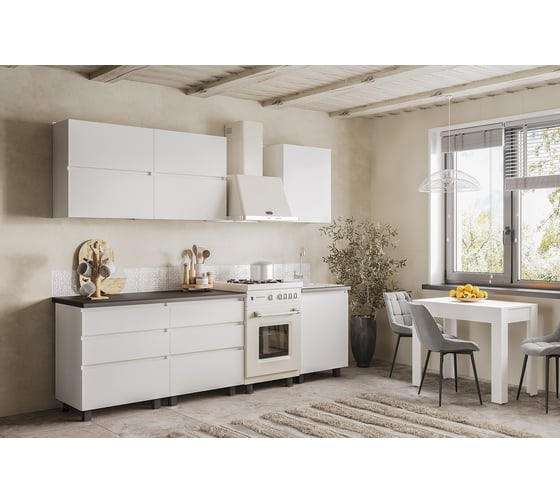 Готовая кухня Арника Лайт 2.0 м, без столешницы 00-00163391