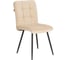 Стул обеденный Tetchair Medeo велюр, 47x56x89, молочный/черный, Porsche 2 21848 1