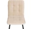 Стул обеденный Tetchair Medeo велюр, 47x56x89, молочный/черный, Porsche 2 21848 6