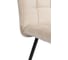 Стул обеденный Tetchair Medeo велюр, 47x56x89, молочный/черный, Porsche 2 21848 8