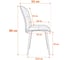 Стул обеденный Tetchair Medeo велюр, 47x56x89, молочный/черный, Porsche 2 21848 11