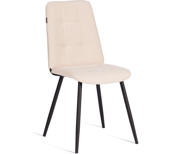 Стул обеденный Tetchair Asti флок, 47x54x86, молочный, 4 24295