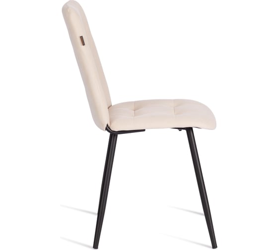 Стул обеденный Tetchair Asti флок, 47x54x86, молочный, 4 24295