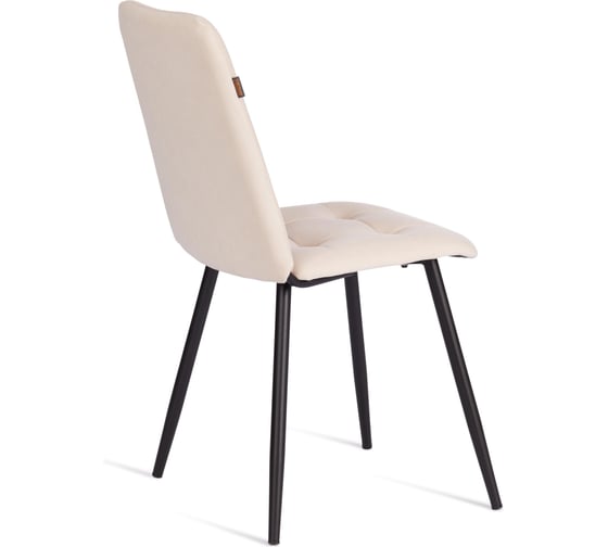Стул обеденный Tetchair Asti флок, 47x54x86, молочный, 4 24295