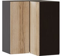 Навесной угловой шкаф Арника Плейона, венге/дуб делано 00-00162780